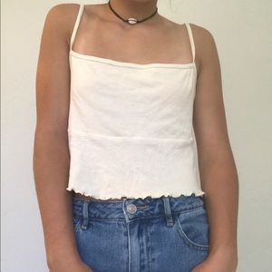 Brandy Melville Yellow Alani Tank Top